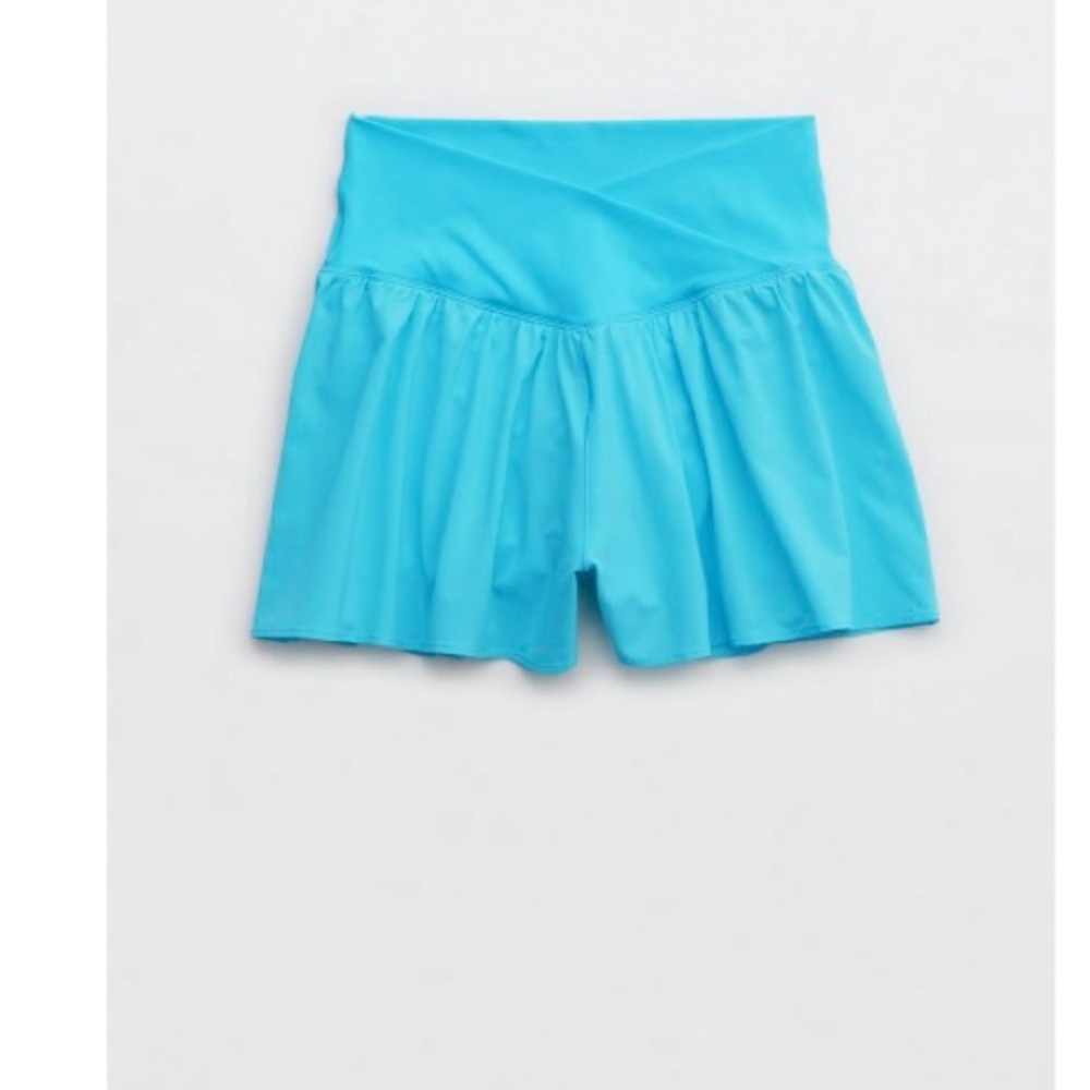 Women's Blue Crossover Shorts
